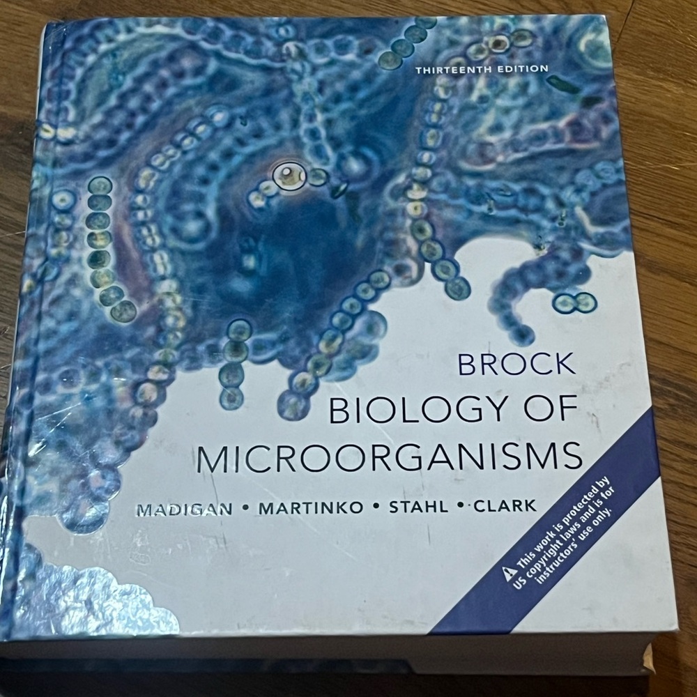 Brock Biology Of Microorganisms hardback book  - by Madigan 13th edition